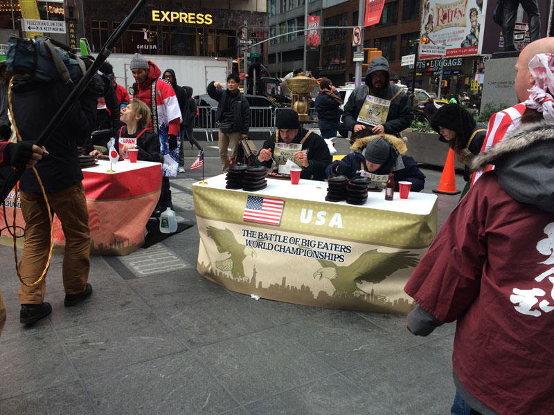 USA professional food-eating competitors