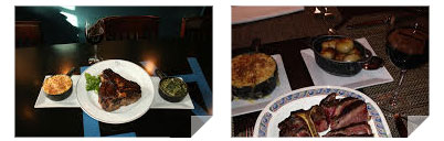 Truffle Mac n' Cheese + Creamed Spinach & A Porterhouse