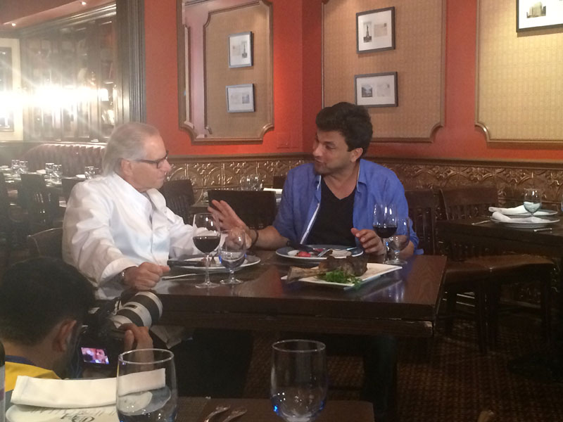 National Geographic Channel cooking show host Vikas Khanna speaks to Mark Sherry